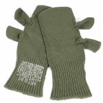 USGI WOOL TRIGGER FINGER MITTENS, ONE PAIR