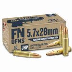 FN DEFENSE 5.7X28MM, SS200 30GR JHP BULLET, 50RD BOX