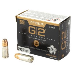 SPEER GOLD DOT G2, 9MM 147GR JACKETED HOLLOW POINT, 20RD BOX