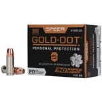 SPEER GOLD DOT .30 SUPER CARRY 115GR JACKETED HOLLOW POINT, 20RD BOX