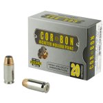 CORBON SELF DEFENSE 45ACP +P 230GR JACKETED HOLLOW POINT, 20RD BOX