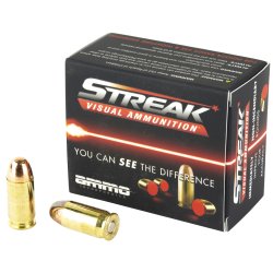 AMMO INC STREAK 45ACP 230GR TMC, NON-INCENDIARY TRACER, RED, 20RD BOX