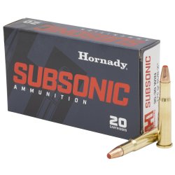 HORNADY SUBSONIC 30-30 WINCHESTER 175GR SUB-X FLEXTIP, 20RD BOX