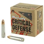 HORNADY CRITICAL DEFENSE 30 CARBINE 110GR FTX FLEXTIP, 25RD BOX