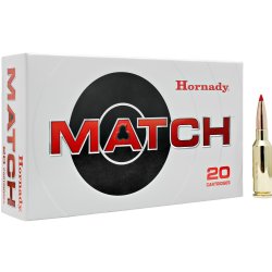 HORNADY MATCH 6MM ARC 108GR ELD, 20RD/BOX