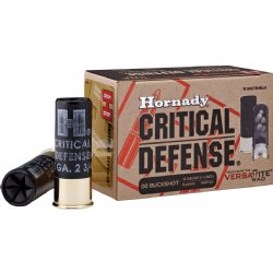 HORNADY CRITICAL DEFENSE 12GA 2.75" #00 BUCK SHOT, 10/BOX