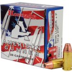 HORNADY AMERICAN GUNNER 9MM +P 124GR XTP JHP, 25RD BOX