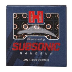 HORNADY SUBSONIC 9MM 147GR XTP JHP, 20RD BOX