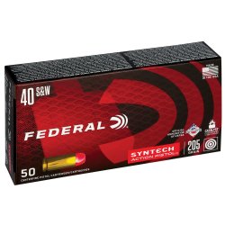 FEDERAL 40SW 205GR SYNTECH TSJ, 50RD/BOX