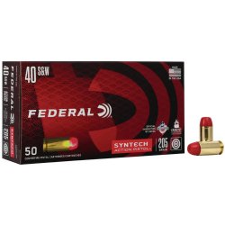 FEDERAL 40SW 205GR SYNTECH TSJ, 50RD/BOX