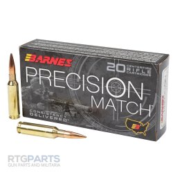 BARNES 6.5 CREEDMOOR 140GR PRECISION MATCH OTM BT, 20RD BOX