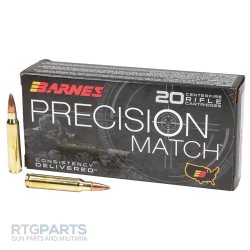 BARNES 5.56X45MM 69GR PRECISION MATCH OTM BT, 20RD BOX