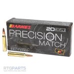 BARNES 5.56X45MM 69GR PRECISION MATCH OTM BT, 20RD BOX