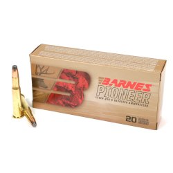 BARNES PIONEER-LEVER 30-30 WIN 190GR SOFT POINT, 20RD BOX