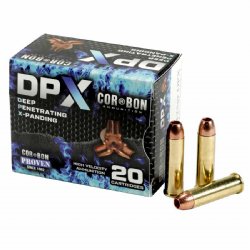 CORBON DPX 357 MAGNUM 125GR HOLLOW POINT, 20RD BOX 