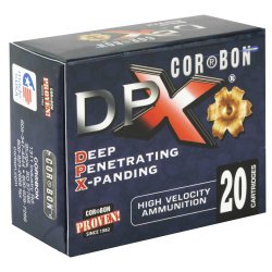 CORBON SELF DEFENSE .40SW 140GR DPX, 20RD BOX