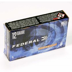 FEDERAL POWERSHOK 12GA 2.75" 1.25 OZ RIFLED SLUG FOR SMOOTH BORE, 5/BOX