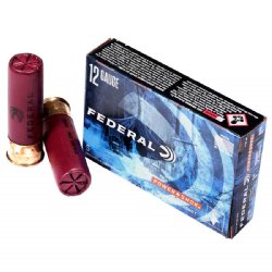 FEDERAL POWERSHOK 12GA 3" #4 BUCK, 5/BOX