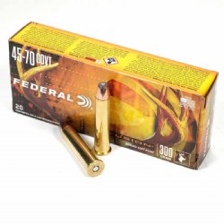 FEDERAL FUSION 45-70 GOVERNMENT 300GR BONDED SOFT POINT, 20RD BOX