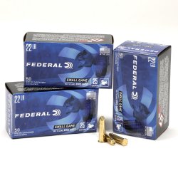 FEDERAL GAMESHOK .22LR SHOTSHELL #12 LEAD SHOT, 50RD/BOX