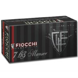 FIOCCHI 7.63MM MAUSER 88GR MC, 50RD BOX
