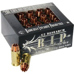 G2 RESEARCH RIP 45ACP 162GR SOLID COPPER HOLLOW POINT,  20RD BOX