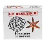 G2 RESEARCH CIVIC DUTY 10MM 122GR HOLLOW POINT, 20RD BOX