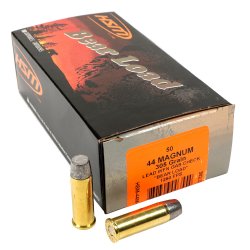 HSM BEAR LOAD 44 MAGNUM 305GR WIDE FLAT NOSE, 50RD/BOX 