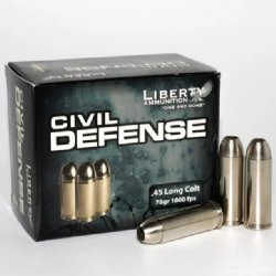 LIBERTY CIVIL DEFENSE .45 COLT, 78GR 1800FPS, 20RD/BOX