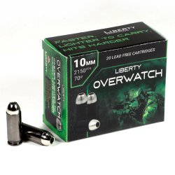 LIBERTY OVERWATCH 10MM 70GR HP CP 2150FPS, 20RD/BOX