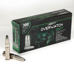 LIBERTY OVERWATCH 300 BLACKOUT 96GR 2500FPS HP CP, 20RD/BOX