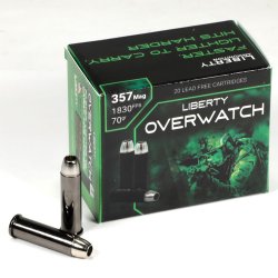 LIBERTY OVERWATCH 357 MAGNUM 70GR HP CP 1830FPS, 20RD/BOX