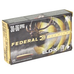 FEDERAL 30-06 ELD-X 178GR, 20RD/BOX