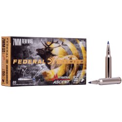 FEDERAL PREMIUM TERMINAL ASCENT 7MM REM MAG, 155GR, 20RD / BOX