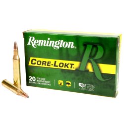 REMINGTON CORE-LOKT 25-06 100GR PSP, 20RD/BOX