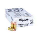 SIG 9MM 124GR V-CROWN JHP, 50RD BOX