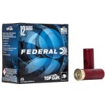 FEDERAL TOP GUN 12GA 2.75" 1OZ #8-SHOT, 25RD BOX