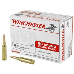 60RD BOX WINCHESTER USA 6.5 CREEDMOOR 125GR OTM