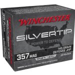 WINCHESTER SILVERTIP 357 MAGNUM 145GR JHP, 20RD/BOX