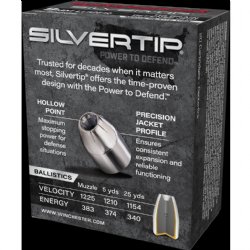 WINCHESTER SILVERTIP 9MM 115GR JHP, 20RD/BOX