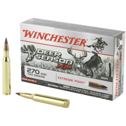 WINCHESTER DEER SEASON 270 WINCHESTER 130GR EXTREME POINT POLYMER TIP, 20RD/BOX