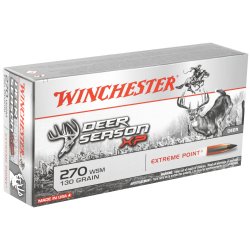 WINCHESTER DEER SEASON 270 WSM 130GR EXTREME POINT POLYMER TIP, 20RD/BOX