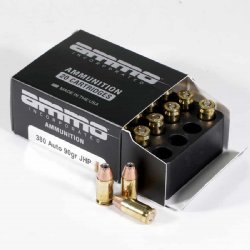 AMMO INC 380ACP 90GR XTP JACKETED HOLLOW POINT, 20RD BOX