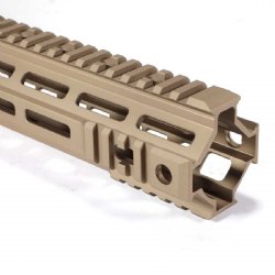 GEISSELE MK4 SUPER MODULAR RAIL HANDGUARD 13.5" M-LOK, DESERT DIRT COLOR