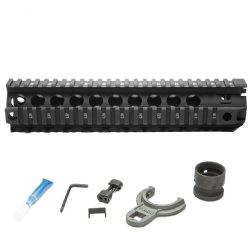 BRAVO COMPANY BCM QRF-10 PICATINNY QUAD RAIL 10"