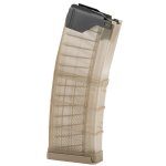 LANCER L5AWM 30RD FDE TRANSLUCENT MAG, 5.56MM / .223REM