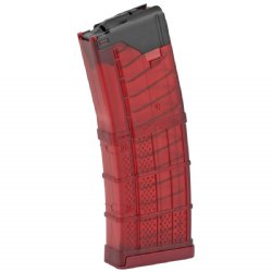 LANCER L5AWM 30RD RED TRANSLUCENT MAG, 5.56MM / .223REM