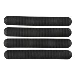 B5 SYSTEMS M-LOK RAIL COVERS, 4-PACK, BLK