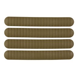 B5 SYSTEMS M-LOK RAIL COVERS, 4-PACK, COYOTE BROWN