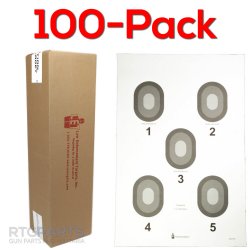 100-PACK OF 5 BULL'S-EYE TARGET, 23x35", ACTION TARGET